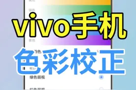 vivo手机色彩校正功能 #色盲色弱  #vivo手机小技巧 视频封面