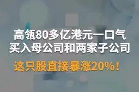高瓴80多亿港元一口气买入母公司和两家子公司，这只股直接暴涨20%！#金斯瑞生物科技#高瓴#生物科技视频封面