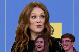 朱丽安·摩尔儿子错把发给女朋友的短信发给自己，自己还不忘回短信调侃一下！哈哈哈哈！#英语 #学英语 #朱丽安摩尔 #欧美明星 视频封面