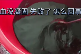 [韩国生活点滴]猪血怎么凝固呢？盐放了 水也放了 还是失败了视频封面
