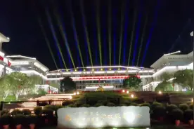 建党100周年，广州市黄埔区行政服务中心灯光秀#建党一百周年视频封面