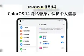 ColorOS 14隐私替身，保护个人信息#coloros13 #oppofindn3
