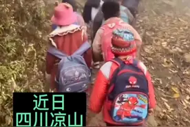 孩子们迎着晨雾翻山越岭去上学。网友:心疼，这就是小时候的我。#学生 #孩子#上学视频封面