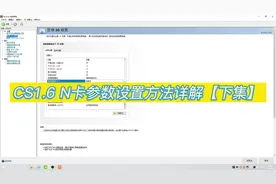 N卡设置参数详解【下集】，仅供CS1.6玩家参考#游戏 #steam游戏