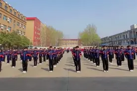 全班同学集体打八极拳#教育河南 出拳刚猛有力，动作整齐划一视频封面