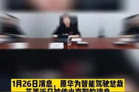 原华为智能驾驶总裁苏箐离职 华为：感谢苏箐对车BU所做的贡献 视频封面