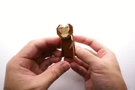 折纸猴子制作方法来了，家里需要制作玩具动物园的赶紧做起来吧