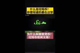 #比特币到底是什么？这条视频解决你的疑问 @DOU+小助手看完明白了吗？视频封面