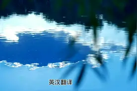 英汉翻译 转发一篇好文章。 有人用汉语翻译了一首英文诗视频封面