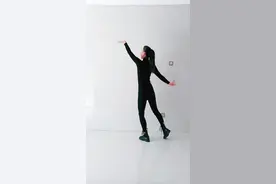 #广场舞《白狐》背面慢动作口令教学，#零基础学舞蹈 #抖音小助手