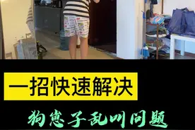 #罗威纳 #训犬 一招快速解决狗子乱叫扰民，再也不用每天被邻居砸门啦@DOU+小助手视频封面
