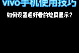 这么好看的熄屏显示，不给手机安排上那手机白买了。#手机 #vivo #iQOO #熄屏显示 
