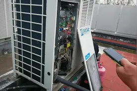 美的H5故障检查。#小东空调维修视频封面