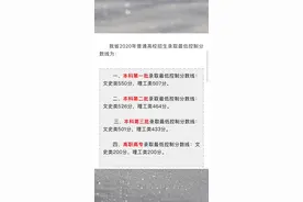 公布！湖南省2020年普通高校招生录取控制分数线来了！#湖南报考直通车 #高考分数线视频封面