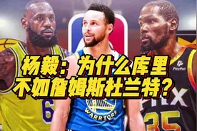 杨毅：为什么库里不如詹姆斯杜兰特？#库里 #詹姆斯 #杜兰特视频封面