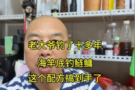 秋天冬天，鲢鳙下底了，给大家分享一个老师傅的海竿底钓鲢鳙配方视频封面