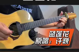 许巍［蓝莲花］吉他弹唱！ 最后一句喊出来特别解压！第一套90首弹唱课程内容！#吉他 #吉他教学 #吉他谱 #吉他弹唱 #扫弦