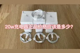 苹果20w原装充电器正品价格是多少？#苹果充电器视频封面