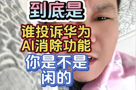 到底是谁投诉华为AI消除功能？你是不是闲的？ #华为 #华为pura70视频封面
