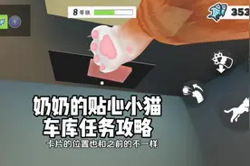 奶奶的贴心小猫车库任务攻略 #233乐园 #奶奶的贴心小猫
