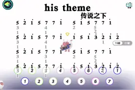 #蛋仔派对钢琴简谱 #传说之下 #histheme