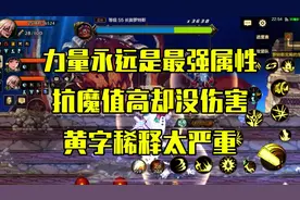 抗魔值高却打不出伤害是为什么？#dnf手游视频封面