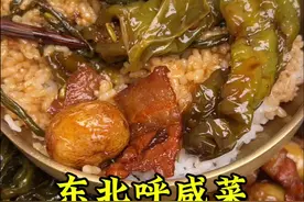 这哪是咸菜！分明就是下饭菜！ #我的厨房日记 #跟抖音学做菜 #美食教程 #呼咸菜 #东北呼咸菜