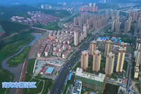 南充嘉陵区～文峰新城+南湖新城(南海大道进度)视频封面