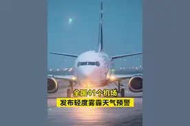 【#全国41个机场发布轻度雾霾天气预警 】飞常准天气预警数据显示，2月12日 在全国260多个机场中有41个机场发布轻度雾、霾天气预警。有出行安排的旅客需要及时关注航班信息更新，以免耽误行程。（央视新闻）视频封面