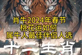 肖牛2024年春节桃花运如何 属牛人最佳伴侣人选#2024生肖牛#桃花视频封面