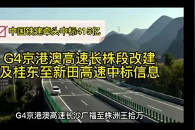 G4京港澳高速长株段改建及桂东至新田高速中标信息视频封面