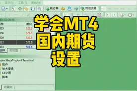 教你mt4国内期货设置#交易 #编程 #期货 #量化#mt4视频封面