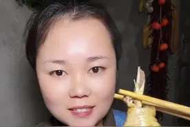 干鹿茸菇（嫩脆爽口）吃之前用冷水浸泡40分钟左右就可拿来爆炒，炖汤，凉拌，刷火锅，都好吃 #美食 #农村家常菜