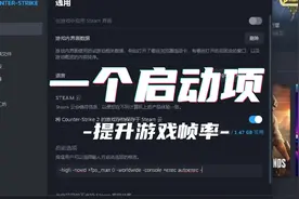 一个启动项CS2游戏帧率显著提升 #cs2 #csgo #电脑配置视频封面
