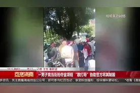 一男子竟当街抢夺金项链 “散打哥”协助警方将其制服视频封面