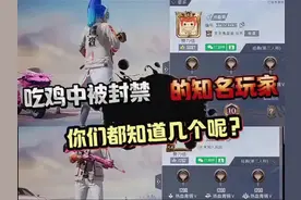 盘点吃鸡中被封禁的几位知名玩家#和平精英 #和平精英刺激归来视频封面