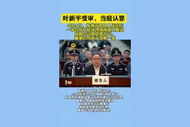 叶新平受审，当庭认罪视频封面