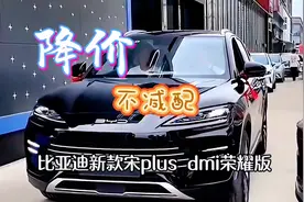 2024比亚迪宋PLUS DM-I荣耀版，性价比之王！落地价让你心动不已