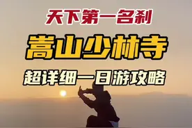嵩山少林寺一日游攻略来喽，跟着攻略走让你旅行不踩坑， 手把手教你怎么玩转少林……#嵩山少林寺 #嵩山旅游攻略 #旅行大玩家 #旅行推荐官 #暑假嗨玩计划视频封面