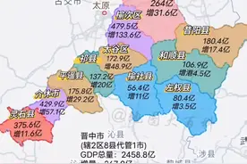 2024年，晋中市GDP为2458.78亿元，与2023年初核相比，增加了367.89亿元，GDP暴涨之后，晋中市在山西省内的排名大幅上升，目前已经可以确定反超了临汾市（2438.7亿元）、运城（2190.6亿元）是2024年山西省经济发展最好的城市之一。#晋中 #山西 #GDP #数据可视化 #顾与南视频封面
