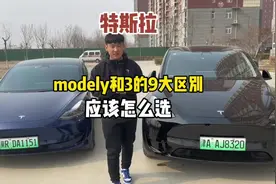 特斯拉modely和model3的9大区别都在这了！#特斯拉modely视频封面
