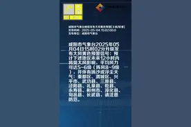 咸阳市气象台继续发布大风黄色预警[Ⅲ级/较重]视频封面