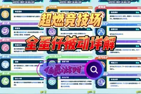 超燃竞技场全蛋仔被动详解#蛋仔派对世纪圆舞会 #蛋仔派对