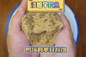 针对轻口、滑口野生大罗非！便宜又好用的鸭饲料单开拉饵方法分享