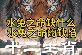 水兔之命缺什么 水兔之命的缺陷视频封面