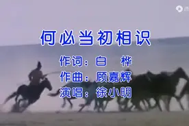 电影《木棉袈裟》主题曲:何必当初相识（徐小明）视频封面
