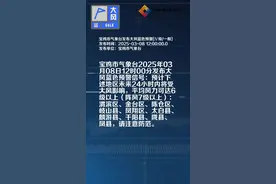 宝鸡市气象台发布大风蓝色预警[Ⅳ级/一般]视频封面