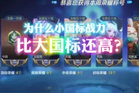 小国标比大国标战力还高？王者战力机制科普！ #王者 #战力 #国服视频封面