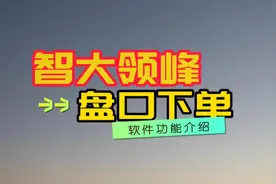 超级软件 智大领峰 使用教学#量化交易 #软件使用