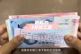妈妈的3月份工资#工资条 #赚钱不易 #何以解忧唯有暴富视频封面